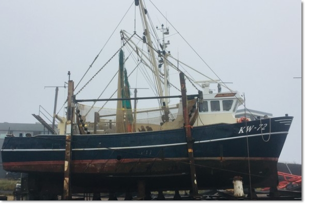 KW-72 Tina Adriana sold to Urk for conversion into crabber UK-258 Jacoba